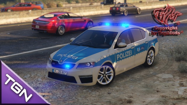 Skoda Octavia VRS Polizei Hannover